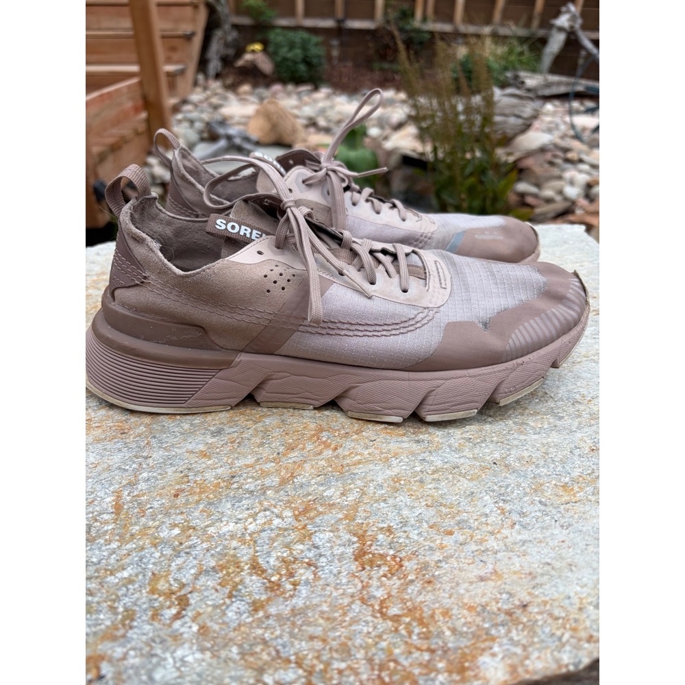 Sorel Kinetic Breakthru Tech Lace Mauve Pink Sneakers NL4284-649 Womens 9
